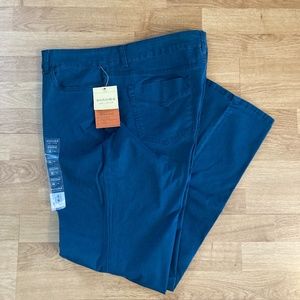 Sonoma Life & Style modern fit straight cut pants Teal Sz 16